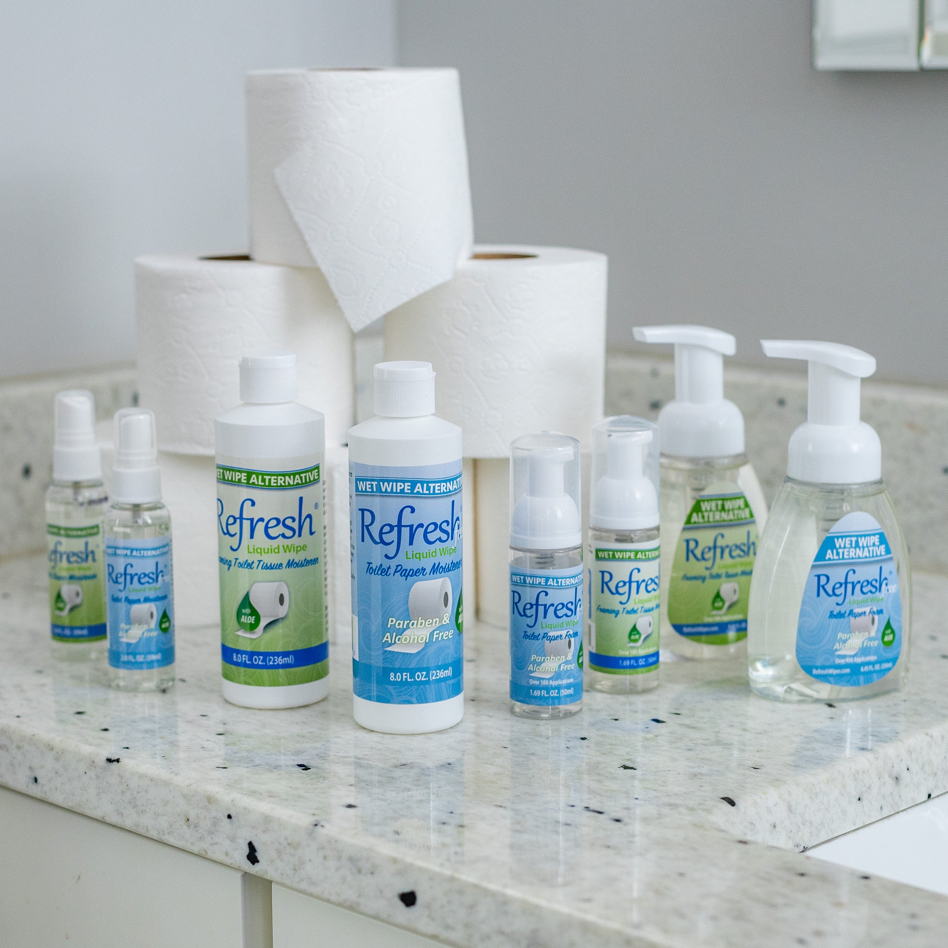 sensitive skin toilet foam and spray