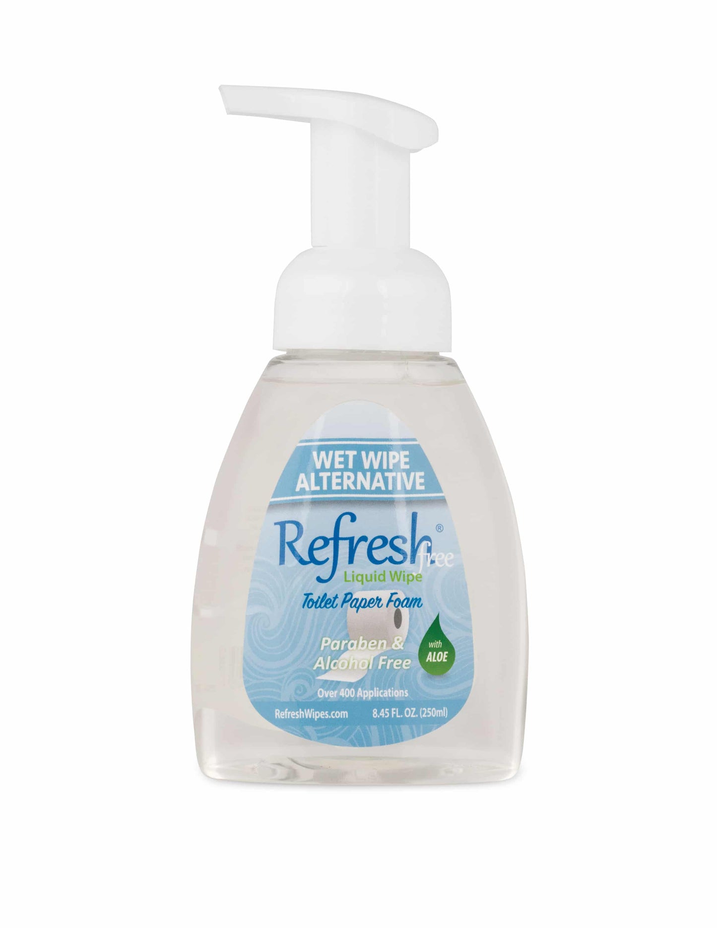 Refresh Liquid Wipe Free - Alcohol & Paraben Free for Home 250ml